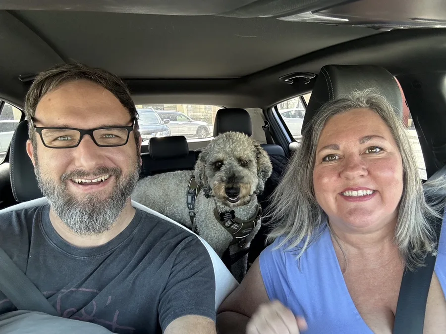 Ben & Andrea with their dog