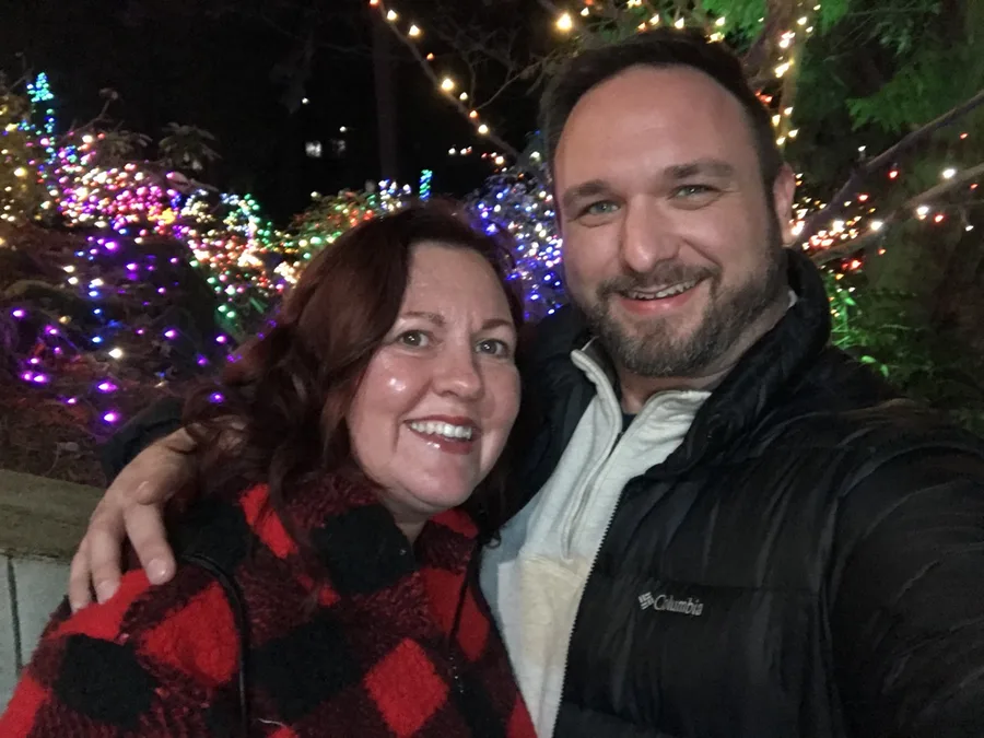 Ben & Andrea at Christmas