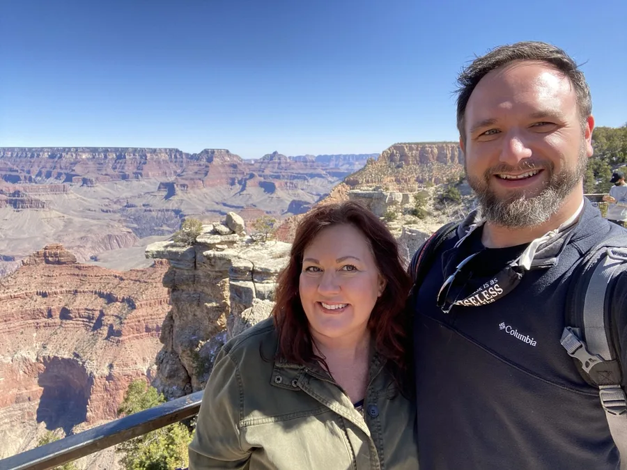 Ben & Andrea at the Grand Canyon